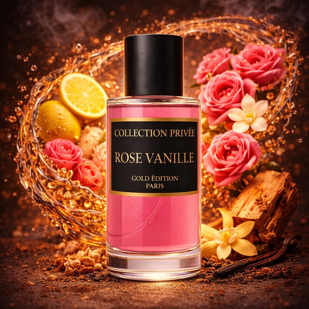 COLLECTION PRIVE GOLD EDITION – ROSE VANILLE 50ML EAU DE PARFUM – POUR FEMME