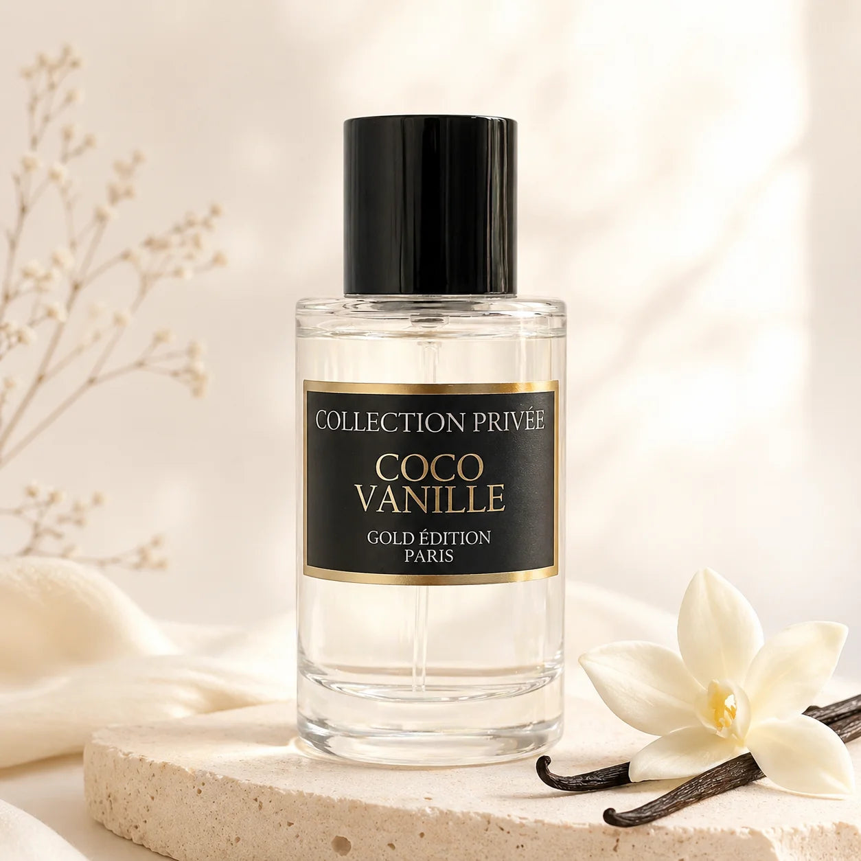 Parfum Bois Intense Coco vanille , Collection Privée Gold Pack Duo, 2x50ML, Frabriqué en France