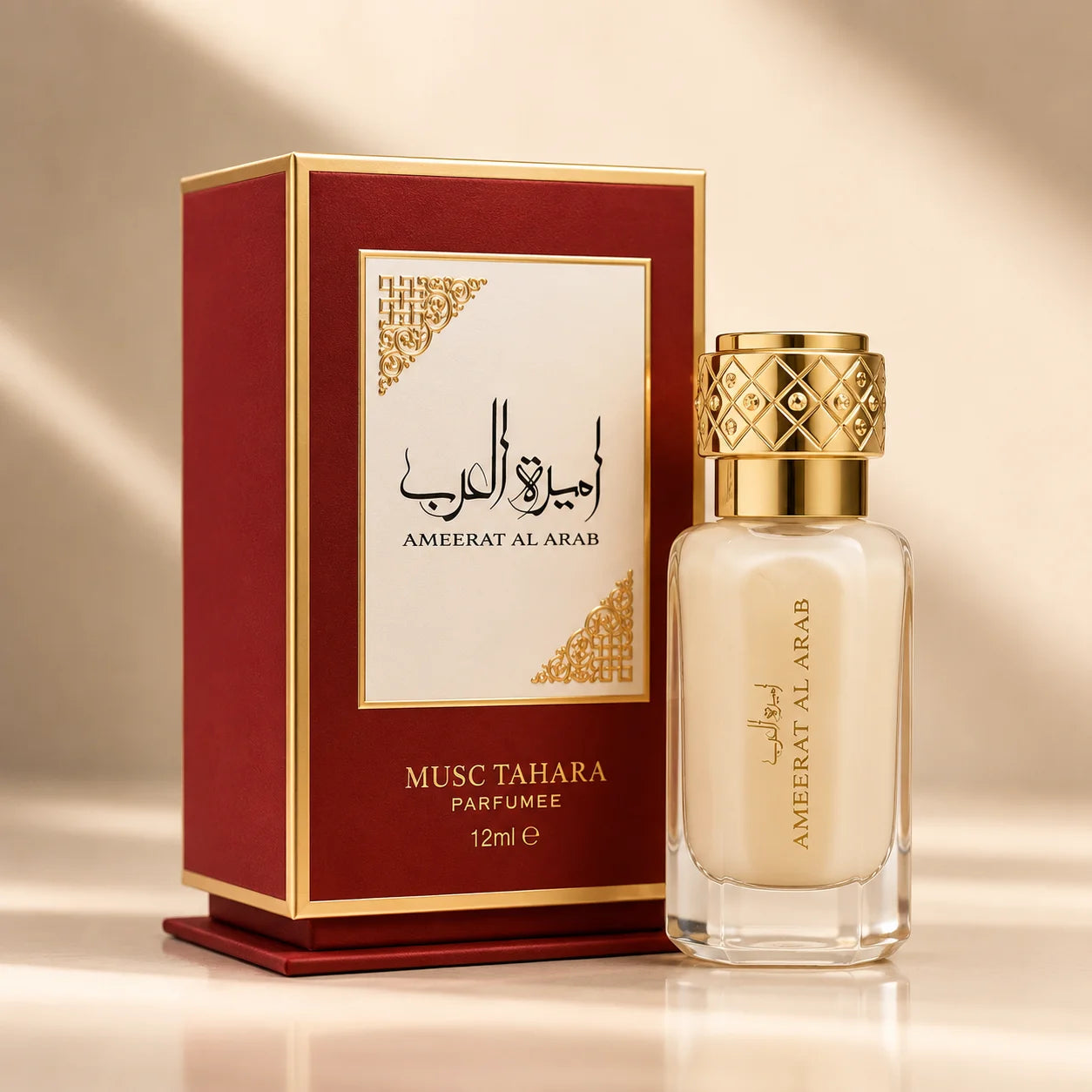 Dubai Flower Musc Tahara Ameerat Al Arab 12ML Extrait de parfum sans alcool Femme