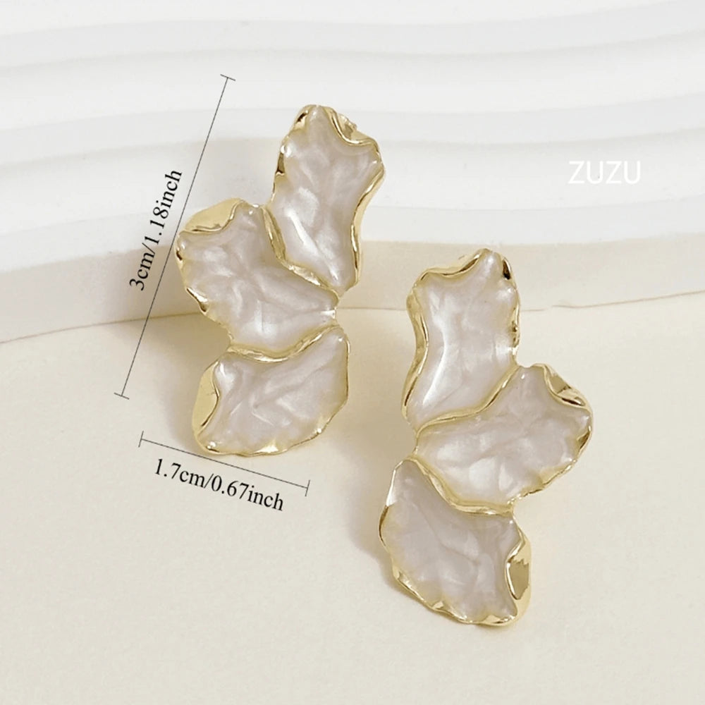 1 paire de nouvelles boucles d'oreilles en forme de fleur pour femmes, design rétro élégant, bijoux tendance, boucles d'oreilles pour femmes, à porter au quotidien