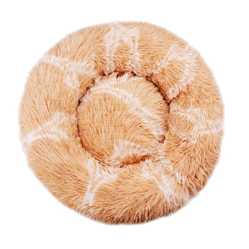 Lit rond pour animaux de compagnie, 40 à 90cm, 6 tailles, pour grand chien, lit Super doux pour chats & chiens