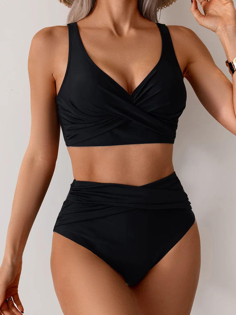 Été Sexy Bikinis Push Up maillots de bain femmes maillots de bain pour femme plage maillot de bain maillots de bain taille haute Bikini ensemble piscine baigneur