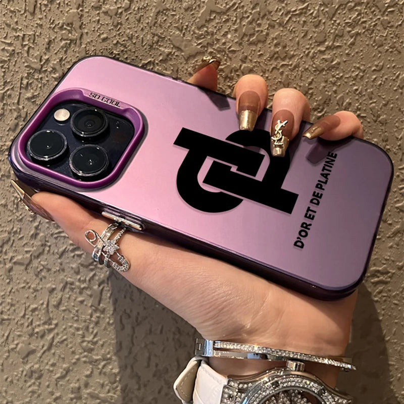 Coque Rappeur JuL C'est Pas Des Lol pour iPhone 17 16 15 14 13 12 11 Pro Max XS X XR 8 7 Plus, placage antichoc, mat