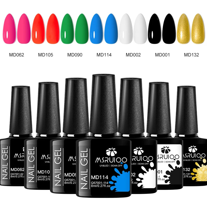 Ensemble de vernis à ongles gel UV, kit de manucure longue durée !