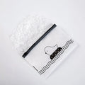 Bande de caoutchouc de poulet pour enfants, noir, transparent, haute élasticité, sans danger pour les cheveux, accessoires pour cheveux, bande de sauna, paquet de 1000 pièces