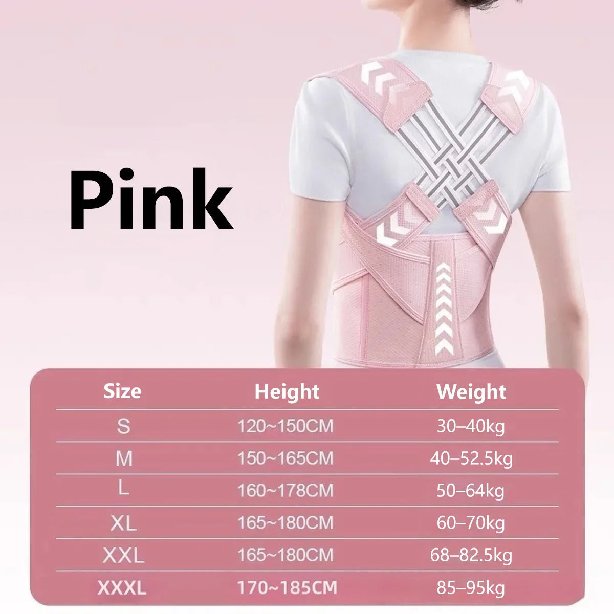Correcteur de posture |   Ceinture de soutien du dos réglable