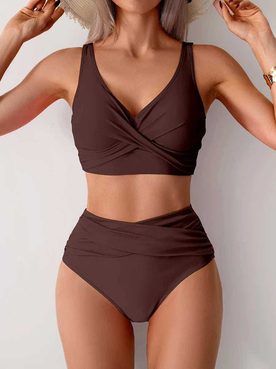Été Sexy Bikinis Push Up maillots de bain femmes maillots de bain pour femme plage maillot de bain maillots de bain taille haute Bikini ensemble piscine baigneur
