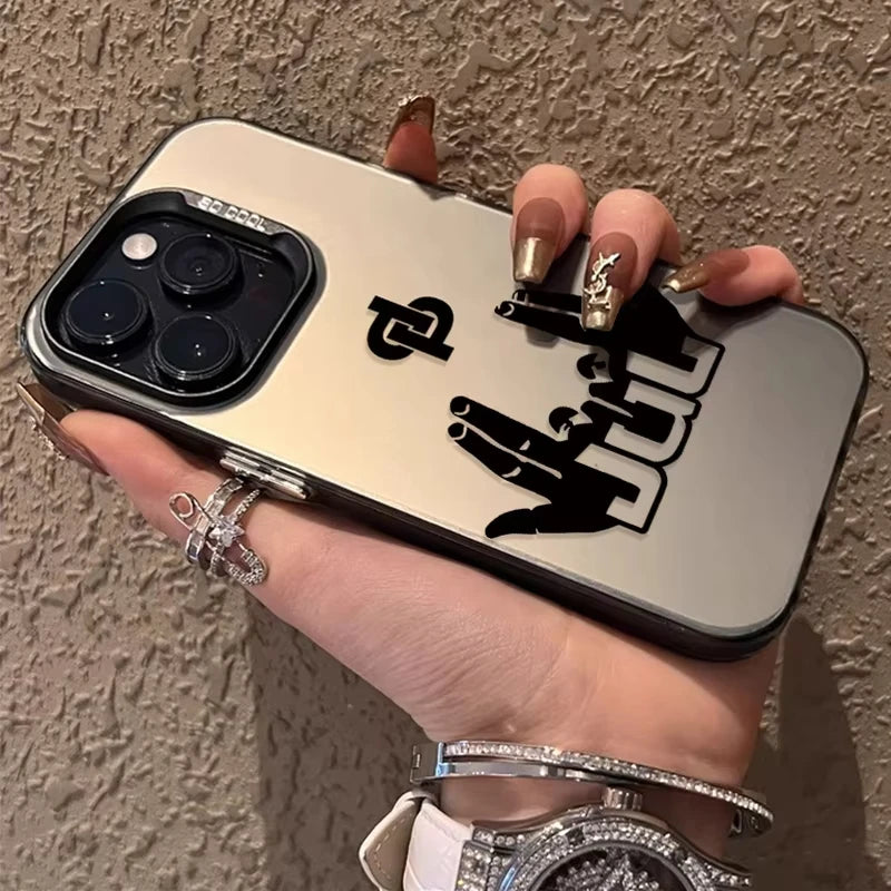 Coque Rappeur JuL C'est Pas Des Lol pour iPhone 17 16 15 14 13 12 11 Pro Max XS X XR 8 7 Plus, placage antichoc, mat