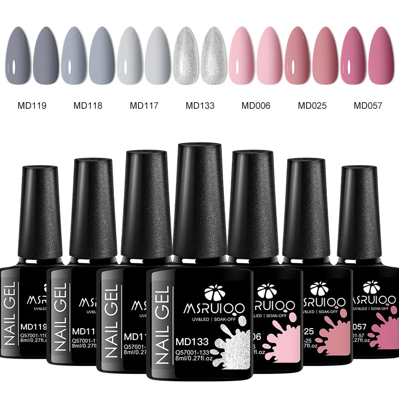 Ensemble de vernis à ongles gel UV, kit de manucure longue durée !
