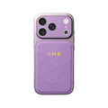 Étui en cuir personnalisé avec initiales en or et argent pour iPhone 15 14 13 17 Pro Max 14 16 Plus 17 Air, protection d'objectif de luxe✨