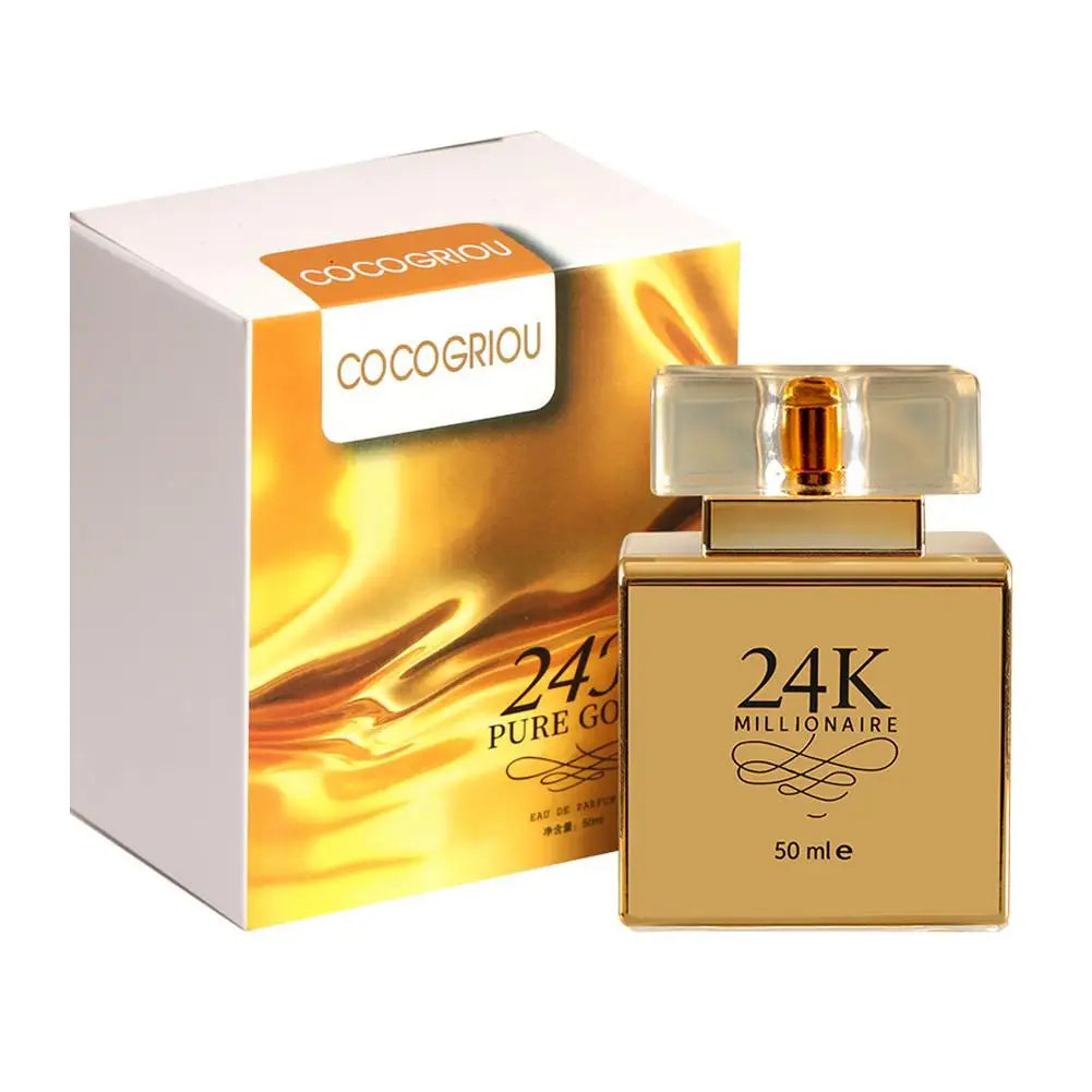 Parfum pour femme 24K Pure Gold, parfums sucrés, fragrance longue tenue, eau de parfum fruitée, eau de parfum aux fleurs d'orange