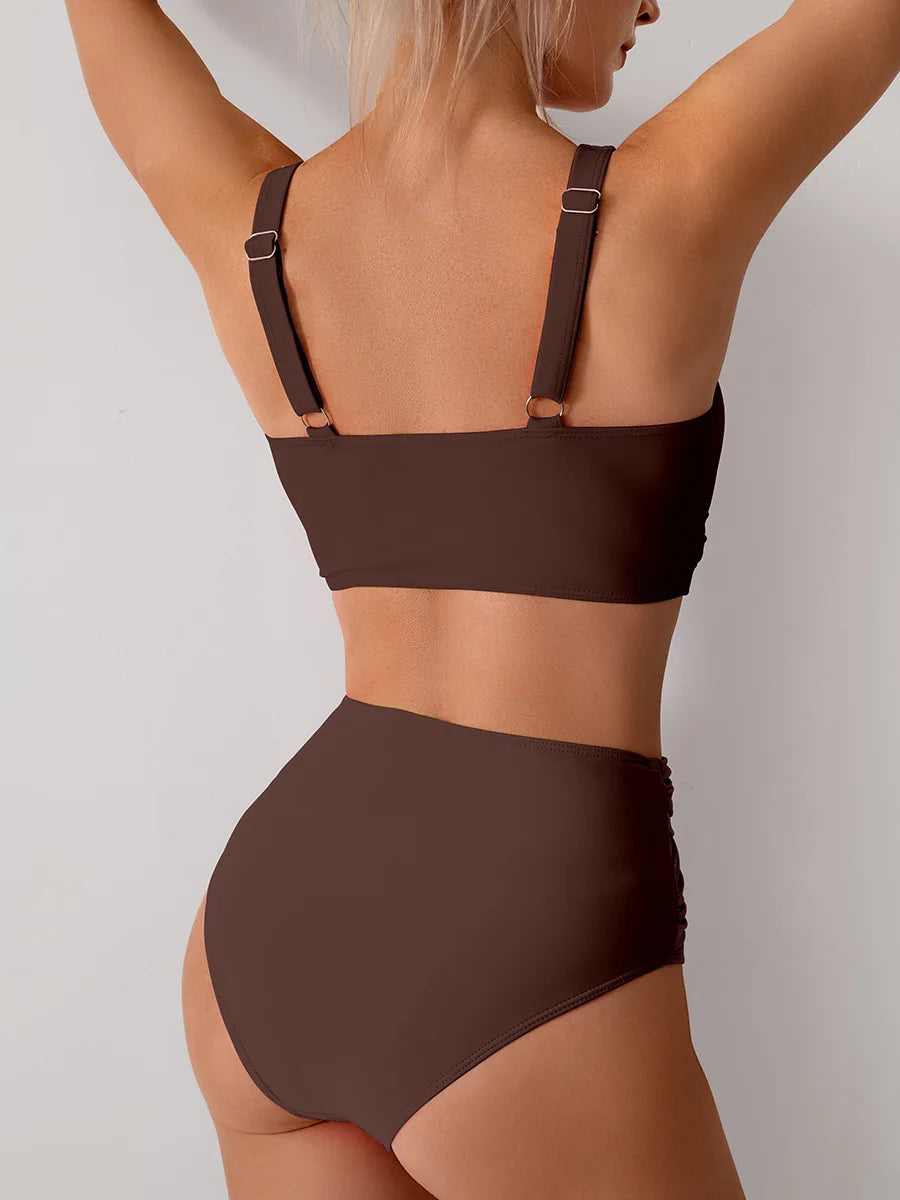 Été Sexy Bikinis Push Up maillots de bain femmes maillots de bain pour femme plage maillot de bain maillots de bain taille haute Bikini ensemble piscine baigneur