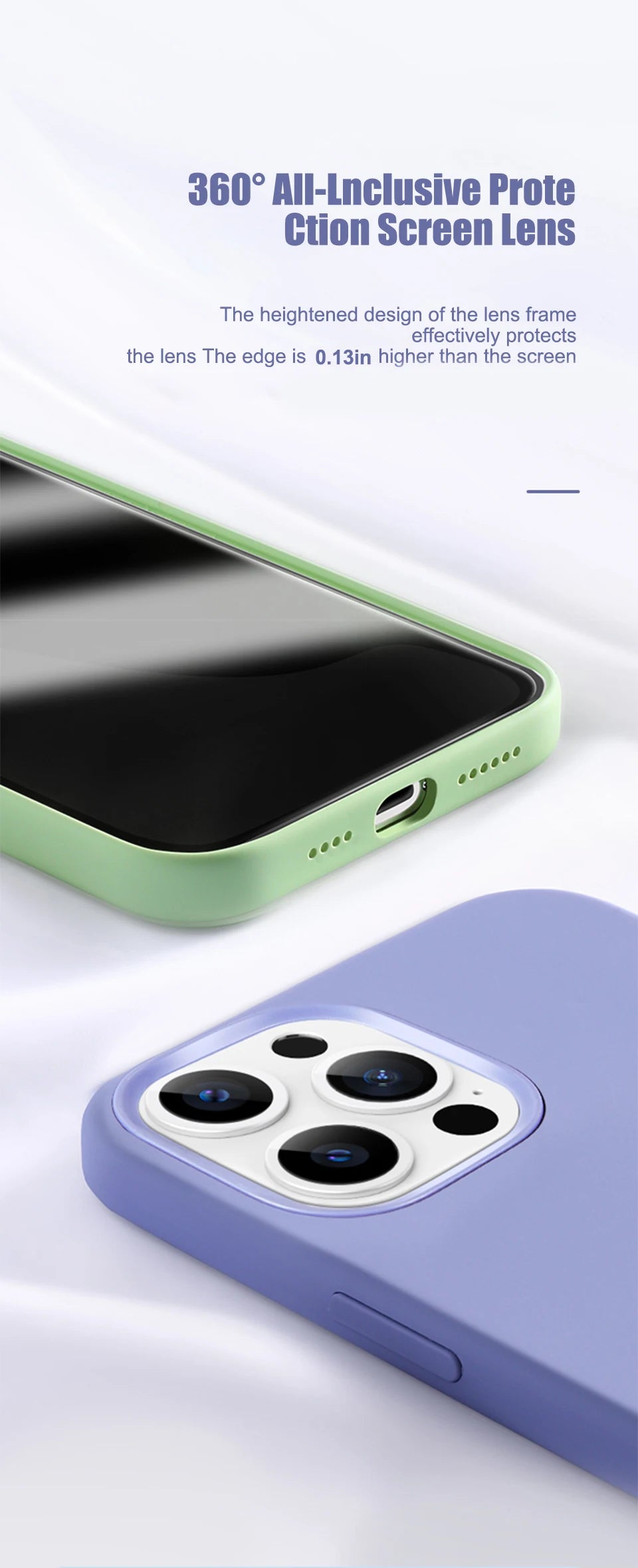 Coque de téléphone en Silicone liquide de luxe pour APPLE iPhone 11 13 12 14 15 16 Pro Max, housse de protection antichoc