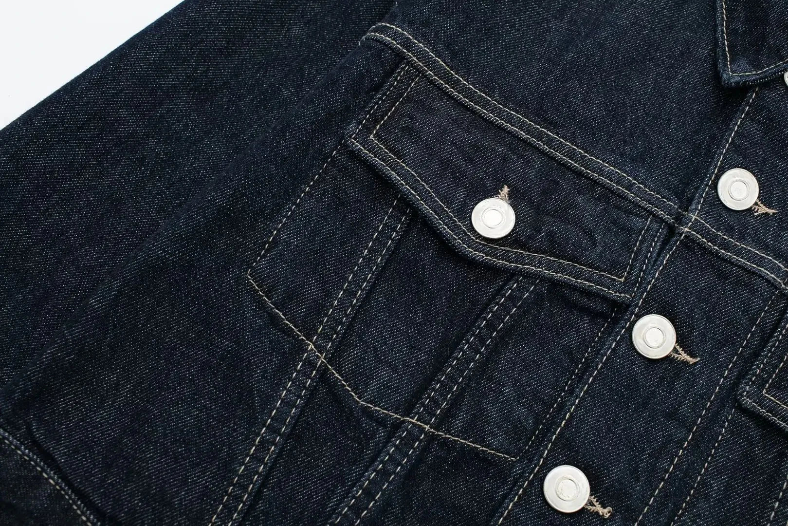 HH femmes mode Denim ensemble décontracté revers à manches longues veste courte boutons femme Vintage jambe large jean ample pantalons longs