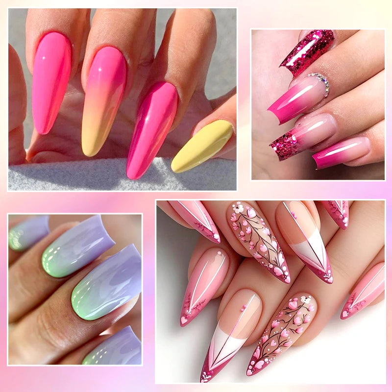 Ensemble de vernis à ongles gel UV, kit de manucure longue durée !