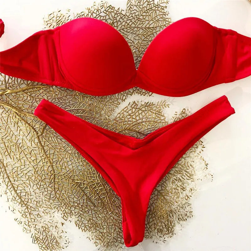 Maillot de bain bikini pour femmes, maillot de bain 2023, ensemble de bikini brésilien léopard, maillot de bain féminin, vêtements de plage d'été, biquini