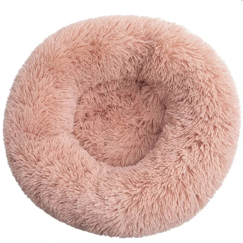 Lit rond pour animaux de compagnie, 40 à 90cm, 6 tailles, pour grand chien, lit Super doux pour chats & chiens