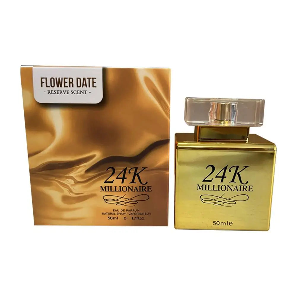 Parfum pour femme 24K Pure Gold, parfums sucrés, fragrance longue tenue, eau de parfum fruitée, eau de parfum aux fleurs d'orange