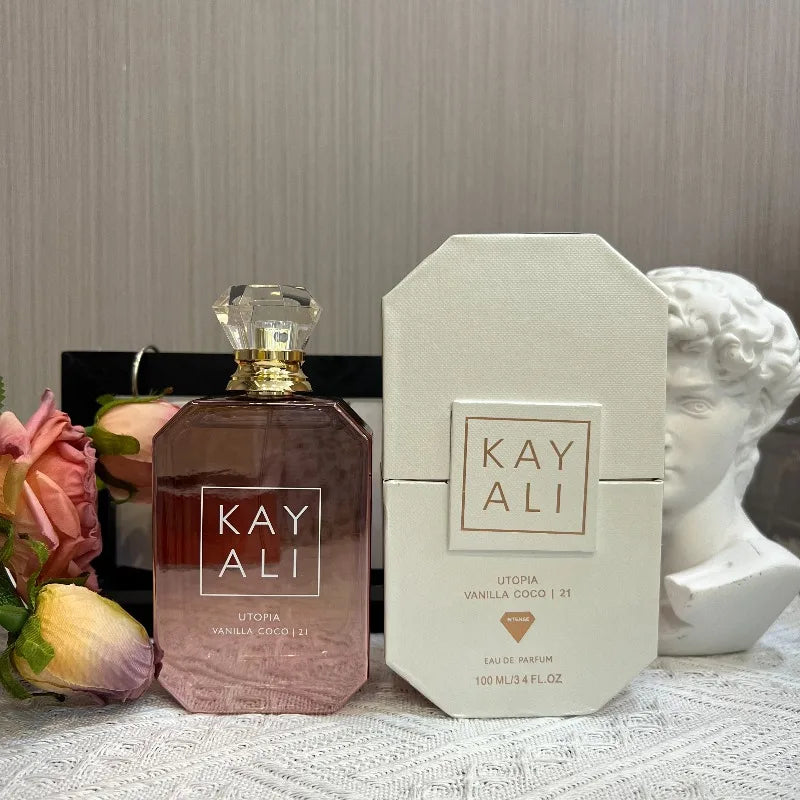 Parfum Unisexe Kayali 100ml Longue Durée Floral Fruité Vanille Bonbon Sucre de Rose