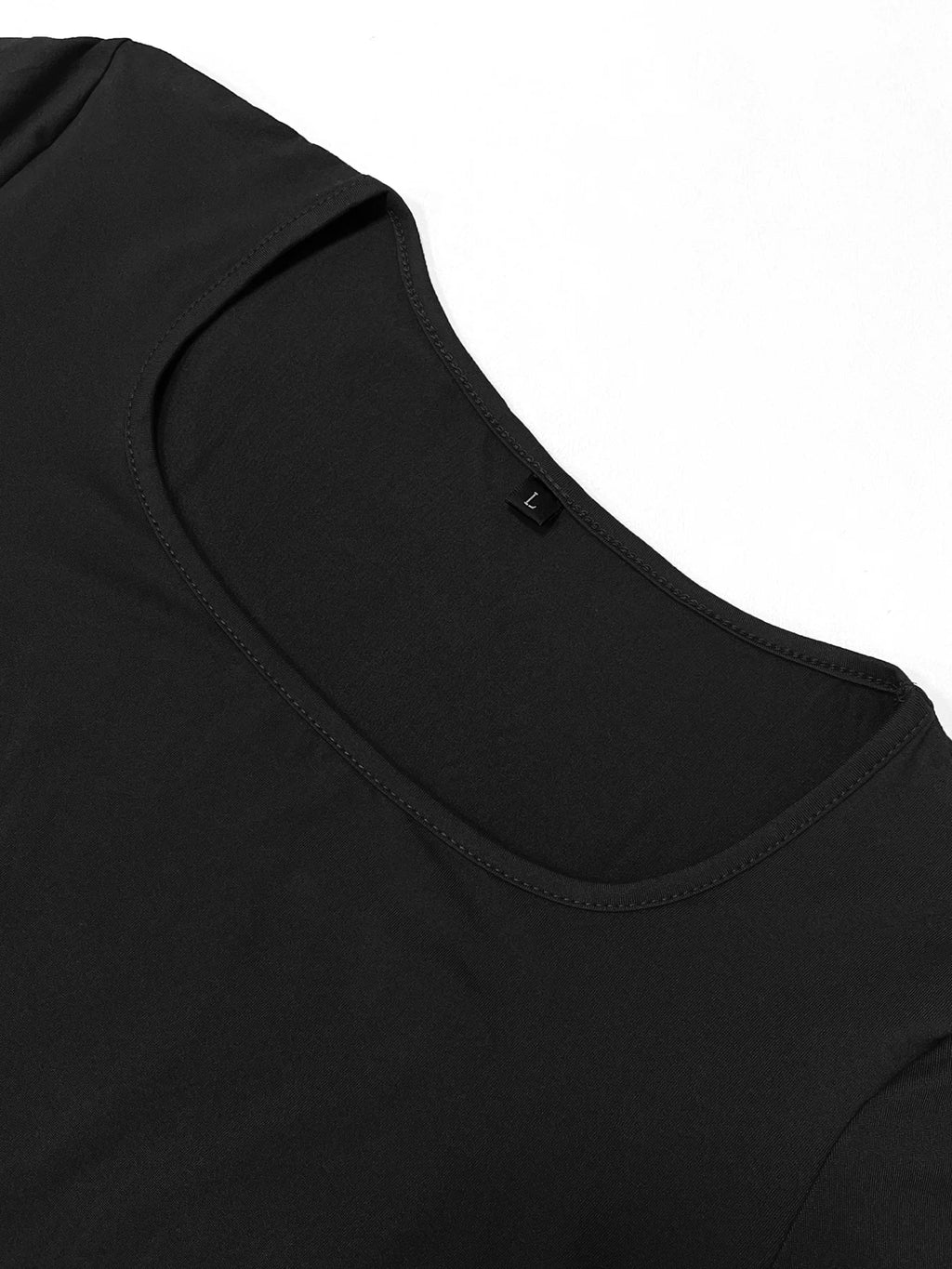 Robe moulante à manches longues pour femmes, robe longue Chic basique minimaliste décontractée à la mode, col rond, vêtements pour femmes