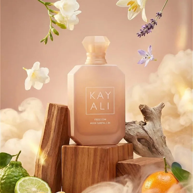 Parfum unisexe de luxe KAYALI 100ml, fragrance florale musquée Santal, bergamote, poivre rose, lavande, ambre, parfum élégant longue durée
