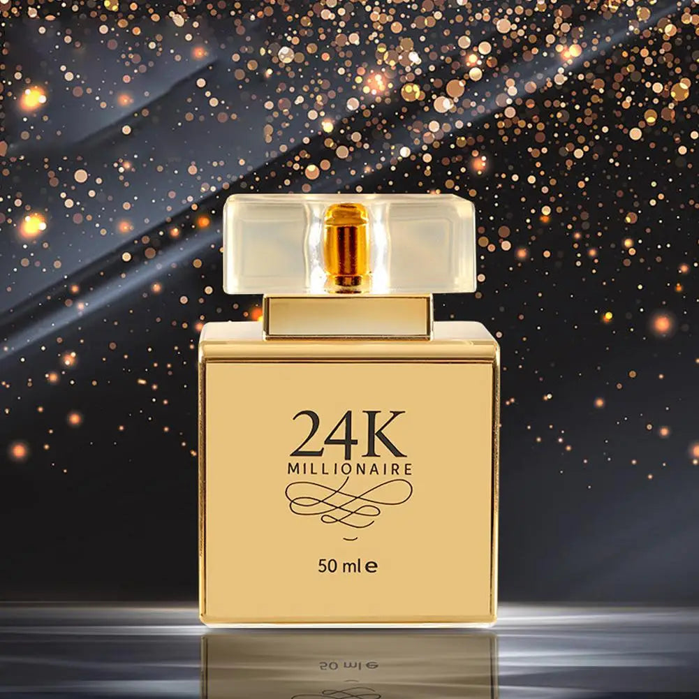 Parfum pour femme 24K Pure Gold, parfums sucrés, fragrance longue tenue, eau de parfum fruitée, eau de parfum aux fleurs d'orange