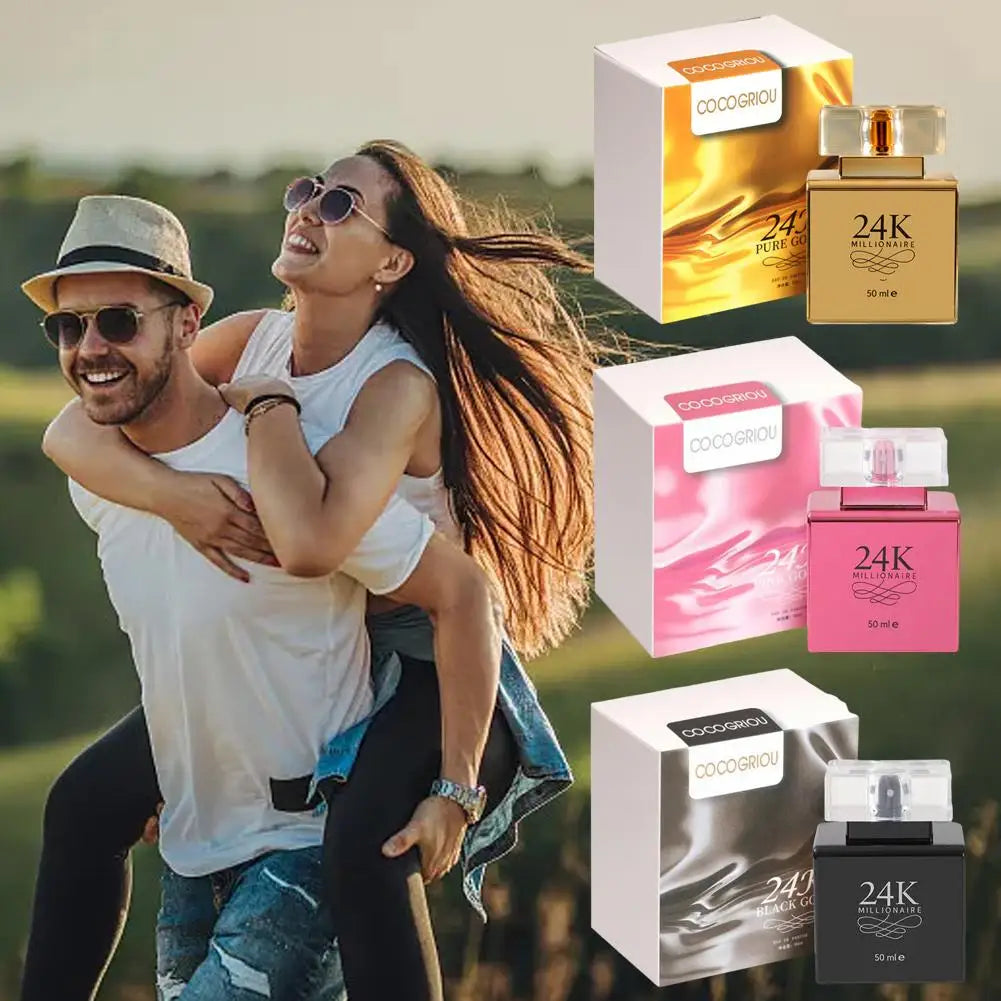 Parfum pour femme 24K Pure Gold, parfums sucrés, fragrance longue tenue, eau de parfum fruitée, eau de parfum aux fleurs d'orange
