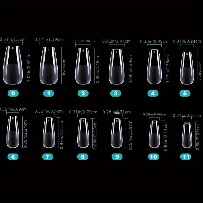 600 pièces capsule , en amande pour tout type de pose !