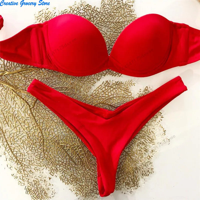 Maillot de bain bikini pour femmes, maillot de bain 2023, ensemble de bikini brésilien léopard, maillot de bain féminin, vêtements de plage d'été, biquini