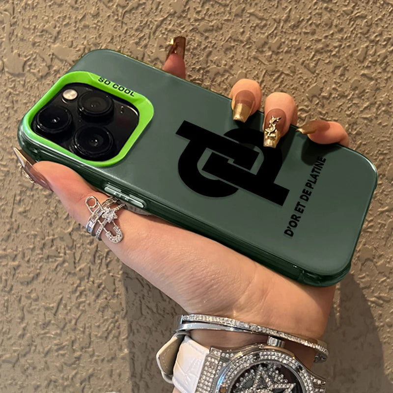 Coque Rappeur JuL C'est Pas Des Lol pour iPhone 17 16 15 14 13 12 11 Pro Max XS X XR 8 7 Plus, placage antichoc, mat