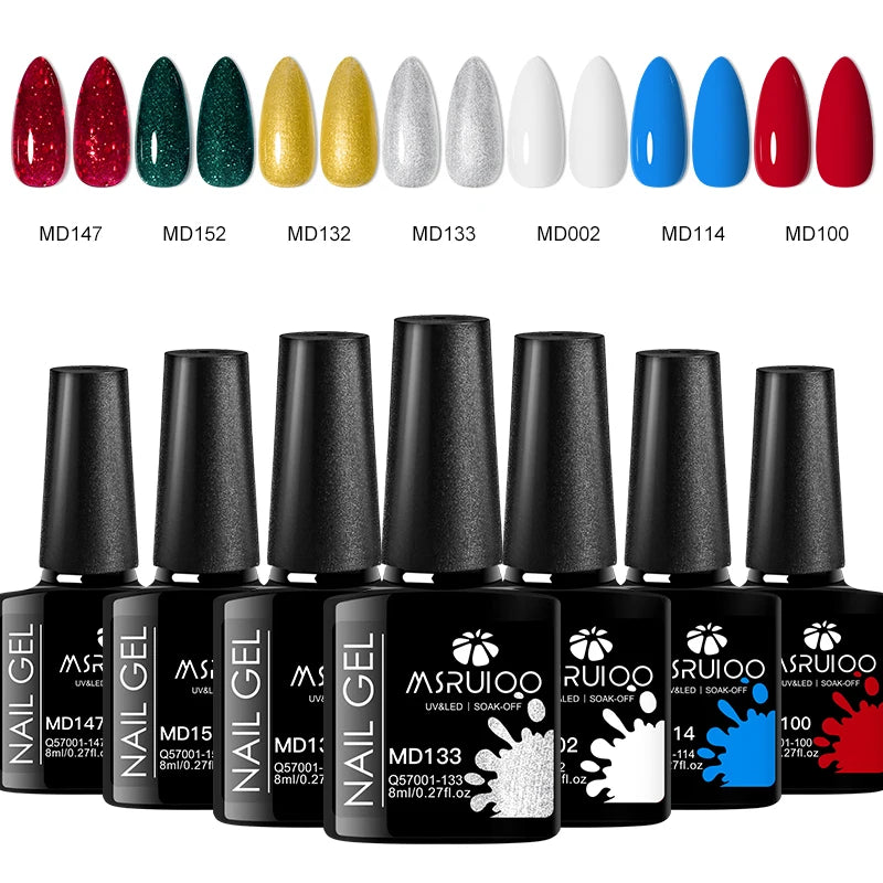 Ensemble de vernis à ongles gel UV, kit de manucure longue durée !