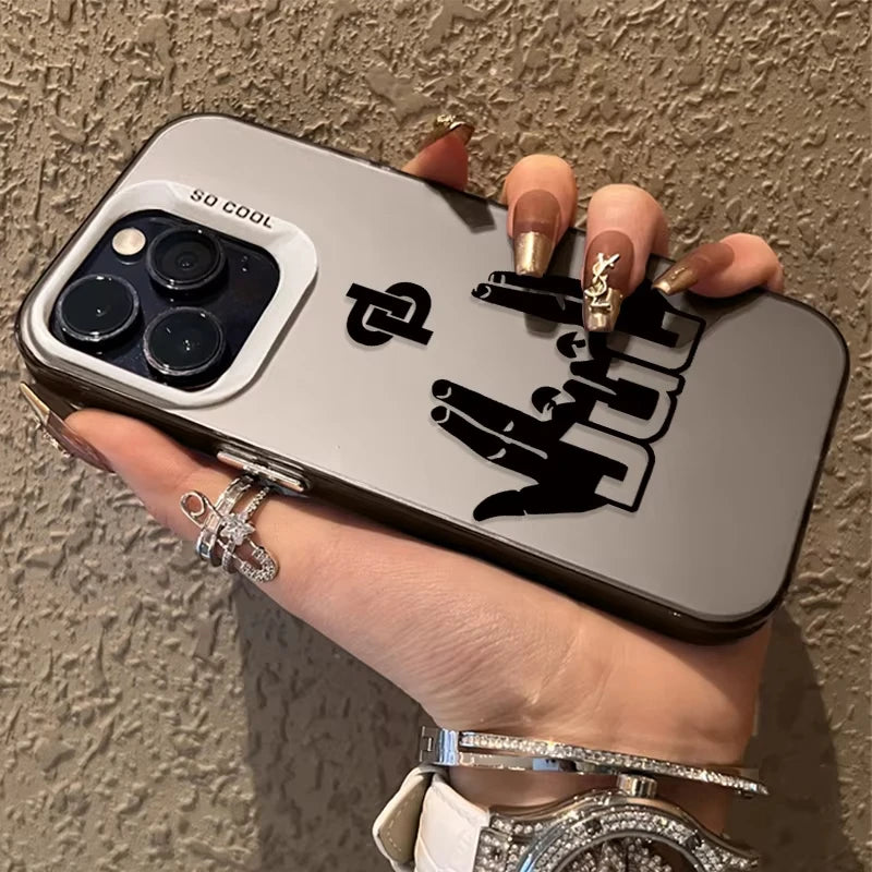Coque Rappeur JuL C'est Pas Des Lol pour iPhone 17 16 15 14 13 12 11 Pro Max XS X XR 8 7 Plus, placage antichoc, mat
