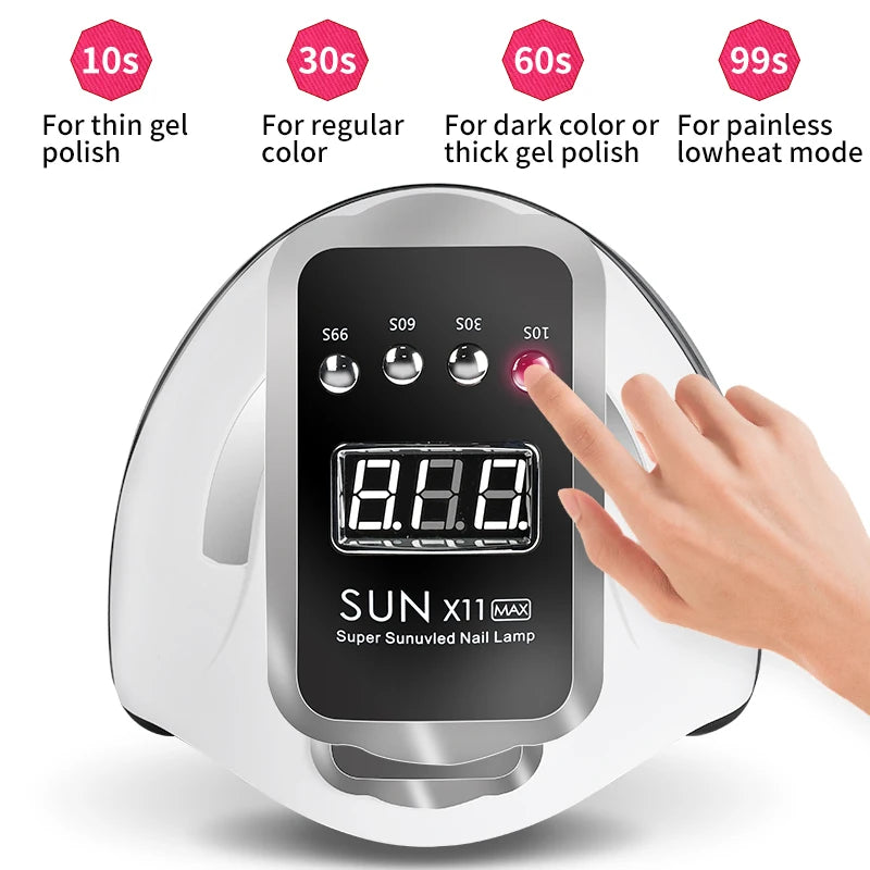 Kit de vernis à ongles COMPLET ! En acrylique, ensemble de Gel Poly avec lampe à ongles, Extension d'ongles, Gel à contruction pour avoir de magnifiques ongles ! 🎗️