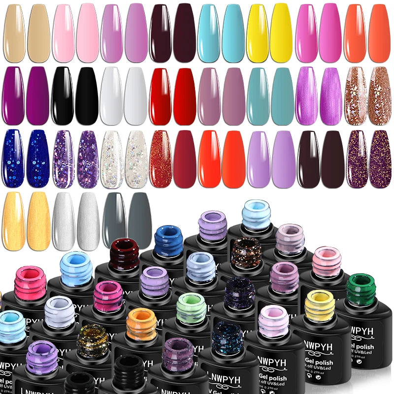 Kit de vernis à ongles COMPLET ! En acrylique, ensemble de Gel Poly avec lampe à ongles, Extension d'ongles, Gel à contruction pour avoir de magnifiques ongles ! 🎗️