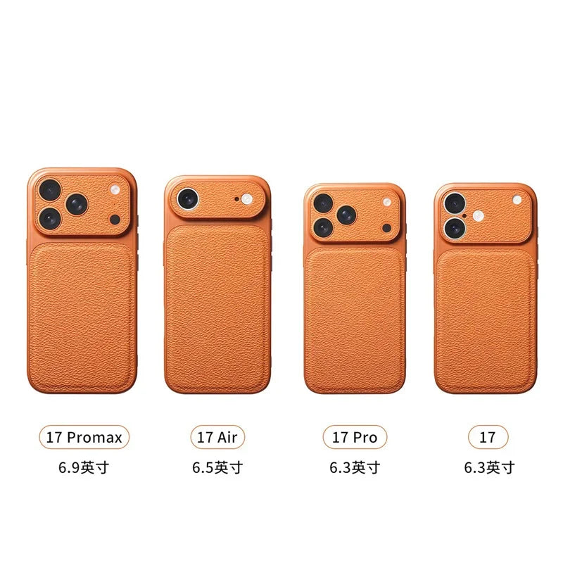 Étui en cuir personnalisé avec initiales en or et argent pour iPhone 15 14 13 17 Pro Max 14 16 Plus 17 Air, protection d'objectif de luxe✨