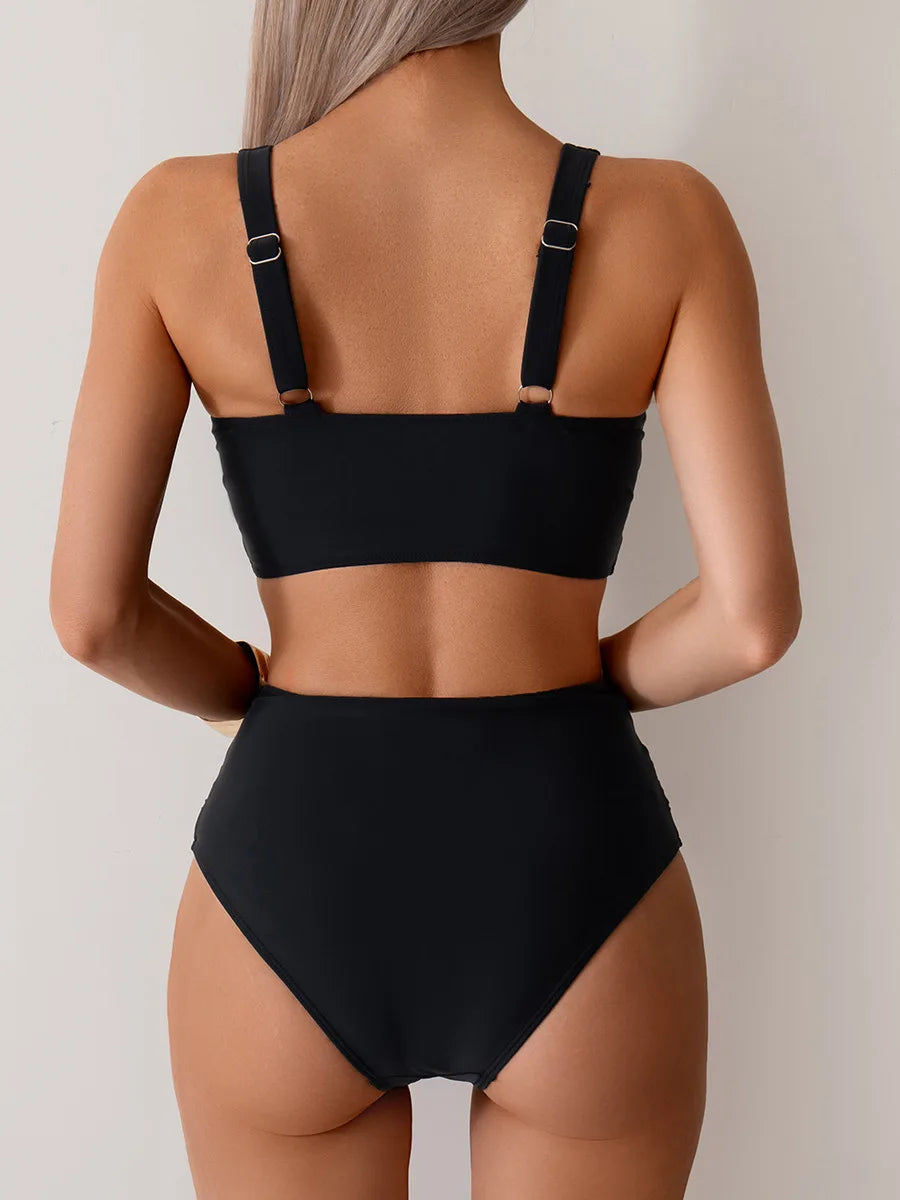 Été Sexy Bikinis Push Up maillots de bain femmes maillots de bain pour femme plage maillot de bain maillots de bain taille haute Bikini ensemble piscine baigneur