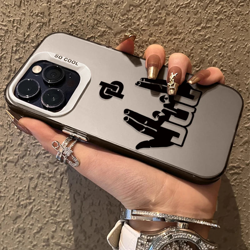 Coque Rappeur JuL C'est Pas Des Lol pour iPhone 17 16 15 14 13 12 11 Pro Max XS X XR 8 7 Plus, placage antichoc, mat