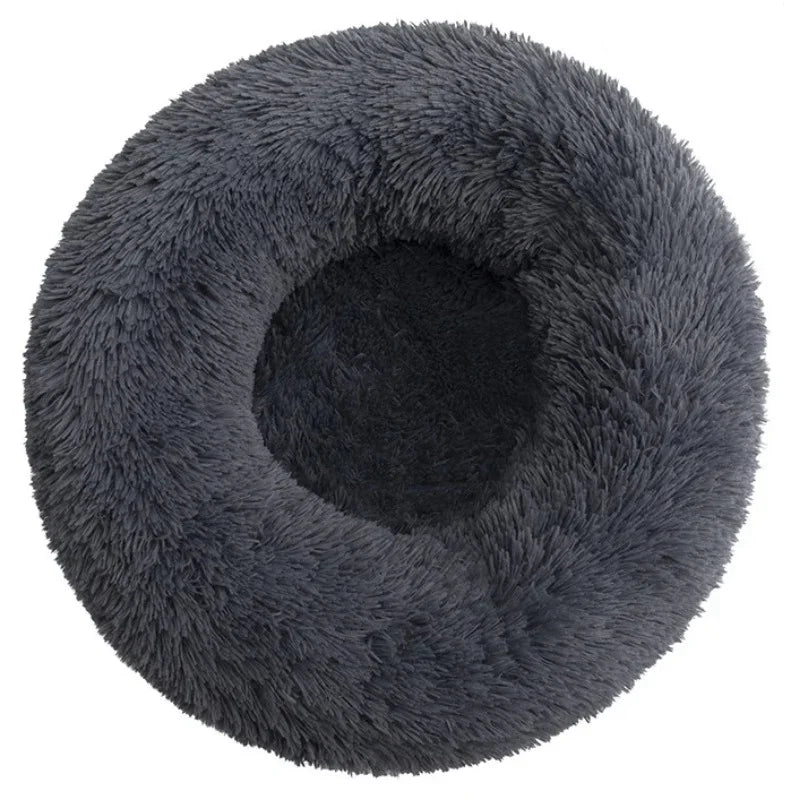 Lit rond pour animaux de compagnie, 40 à 90cm, 6 tailles, pour grand chien, lit Super doux pour chats & chiens