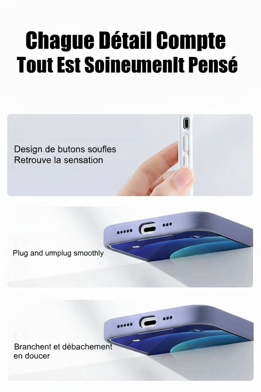 Coque de téléphone en Silicone liquide de luxe pour APPLE iPhone 11 13 12 14 15 16 Pro Max, housse de protection antichoc