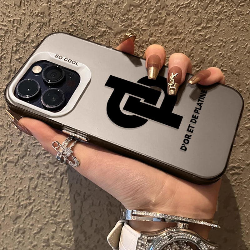Coque Rappeur JuL C'est Pas Des Lol pour iPhone 17 16 15 14 13 12 11 Pro Max XS X XR 8 7 Plus, placage antichoc, mat
