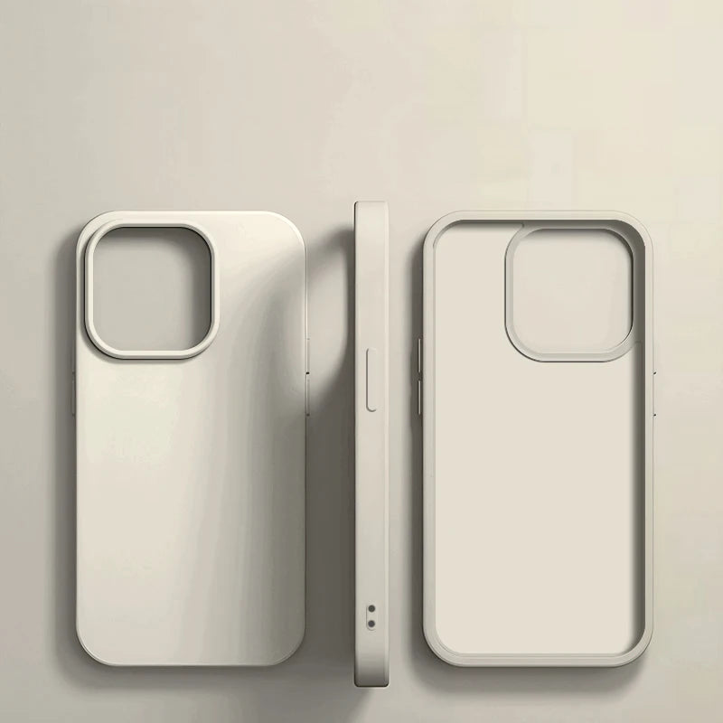 Coque de téléphone en Silicone liquide de luxe pour APPLE iPhone 11 13 12 14 15 16 Pro Max, housse de protection antichoc