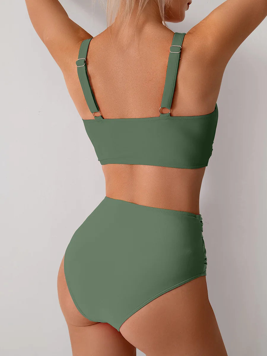 Été Sexy Bikinis Push Up maillots de bain femmes maillots de bain pour femme plage maillot de bain maillots de bain taille haute Bikini ensemble piscine baigneur