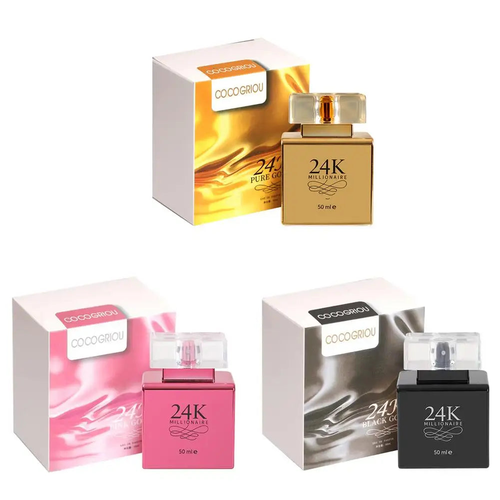 Parfum pour femme 24K Pure Gold, parfums sucrés, fragrance longue tenue, eau de parfum fruitée, eau de parfum aux fleurs d'orange
