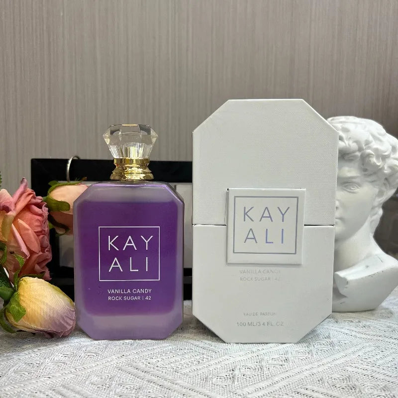 Parfum Unisexe Kayali 100ml Longue Durée Floral Fruité Vanille Bonbon Sucre de Rose